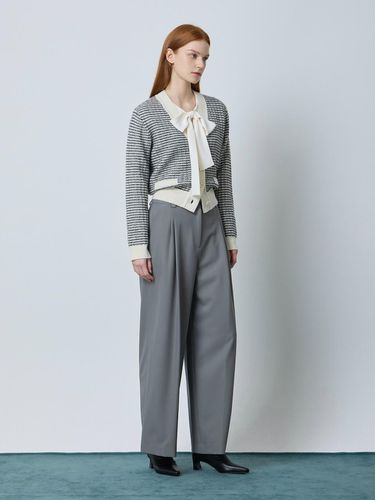 Belted two-tuck wide pants GR_C243MSA003 - CC collect - Modalova