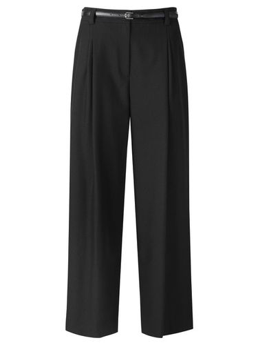 Belted Two Tuck Wide Pants BK_C243MSA003 - CC collect - Modalova