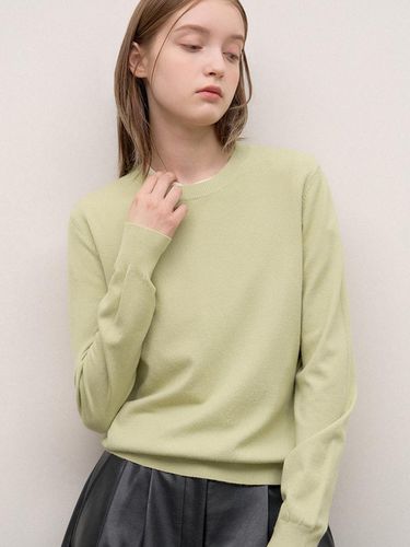 Basic Round Neck Knitwear_ASKPO31520 - SISTINA - Modalova