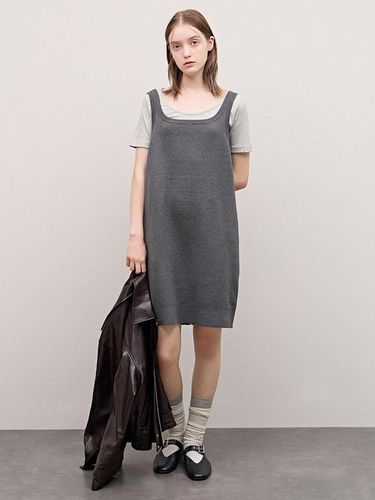 Zip-Up sleeveless knitwear dress_ASKOPO31010 - SISTINA - Modalova