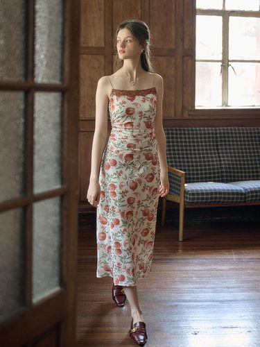 SR_Romantic print slip dress - Simple Retro - Modalova