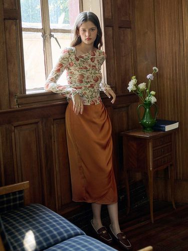 SR_Gentle tulip satin skirt - Simple Retro - Modalova