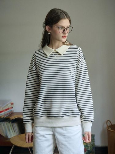 SR_Casual striped cotton sweatshirt - Simple Retro - Modalova