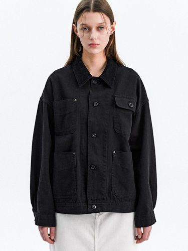 Canvas cotton work jacket_black - Trip LE Sens - Modalova