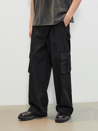 Four Seasons] Carpenter Cargo Cotton Wide Pants_B - V2 - Modalova