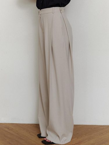 Comos 1190 tucked button wide pants () - ourcomos - Modalova