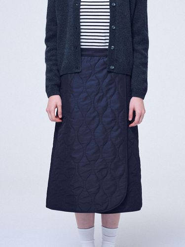 Quilting Wrap Skirt, navy - DAUGHTER - Modalova