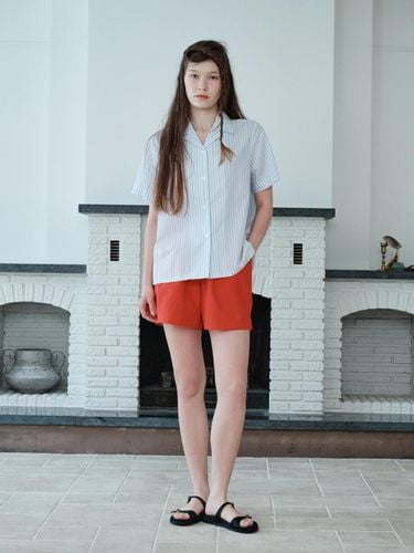 Color Banding Shorts, red - DAUGHTER - Modalova