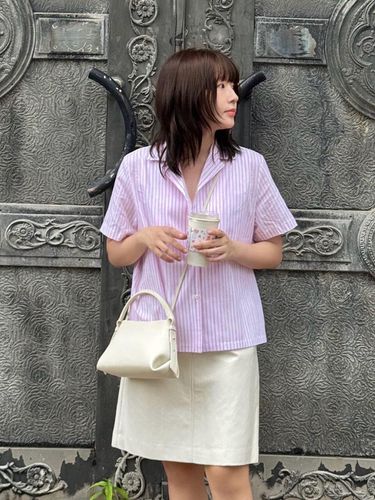 Summer Jacquard Shirt, pink - DAUGHTER - Modalova