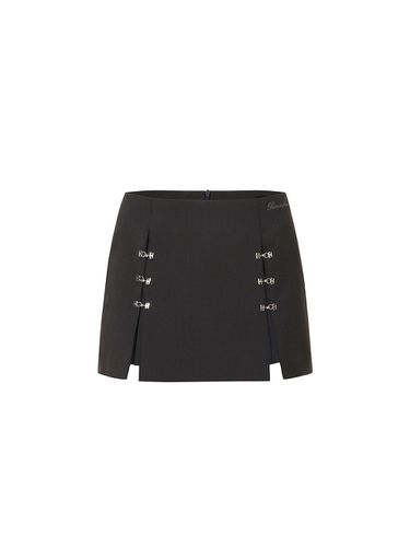 DAFFODIL HOOK SKIRT charcoal - PAIN OR PLEASURE - Modalova