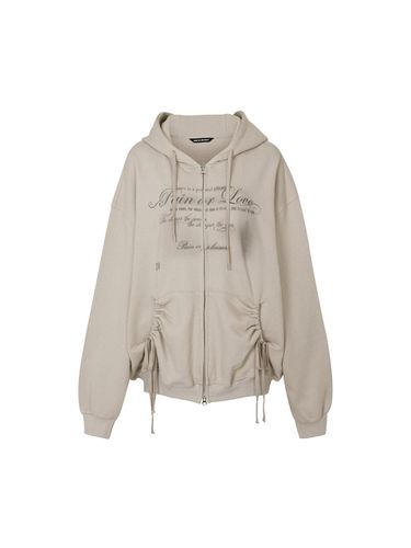 FOG 2WAY HOOD ZIP-UP beige - PAIN OR PLEASURE - Modalova