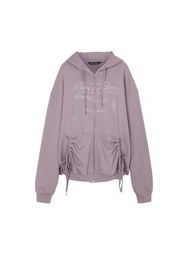 FOG 2WAY HOOD ZIP-UP purple - PAIN OR PLEASURE - Modalova