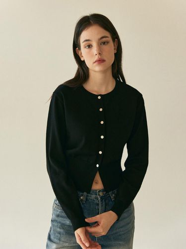 BASIC CARDIGAN_BLACK - Authenti - Modalova