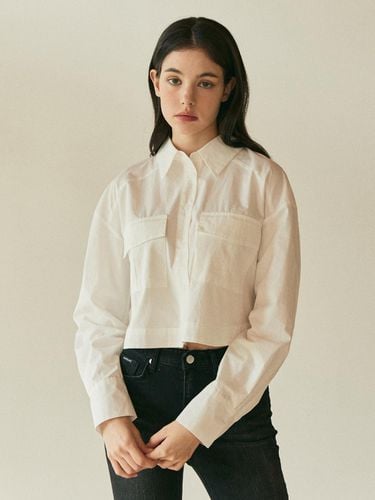 FLARED POCKET SHIRT_WHITE - Authenti - Modalova