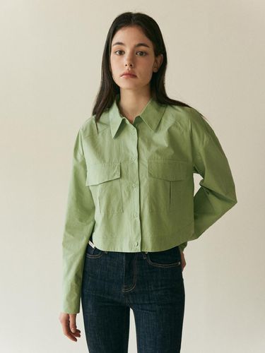 FLARED POCKET SHIRT_GREEN - Authenti - Modalova