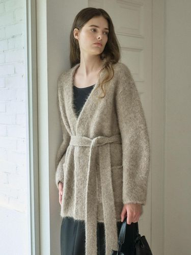 Alpaca Belt Cardigan (3 colors) - andyou edition - Modalova