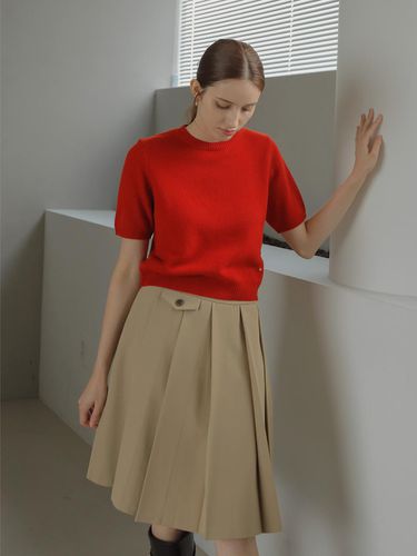 Pine wool half-round knitwear - KELLY DONAHUE - Modalova