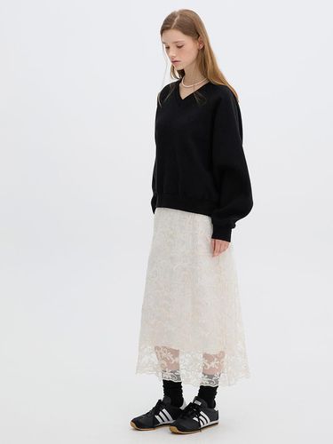 Slightly A-line Lace Skirt - OLIVE DES OLIVE - Modalova