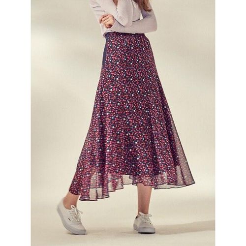 ASYMMETRICAL FULL SKIRT_FLORAL/BLACK - JOHNNY HATES JAZZ - Modalova