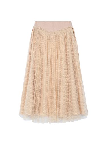 V-SHAPE WAIST TULLE SKIRT - BEIGE - JOHNNY HATES JAZZ - Modalova