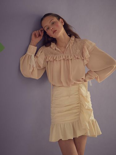 V-NECK LACE BLOUSE - JOHNNY HATES JAZZ - Modalova