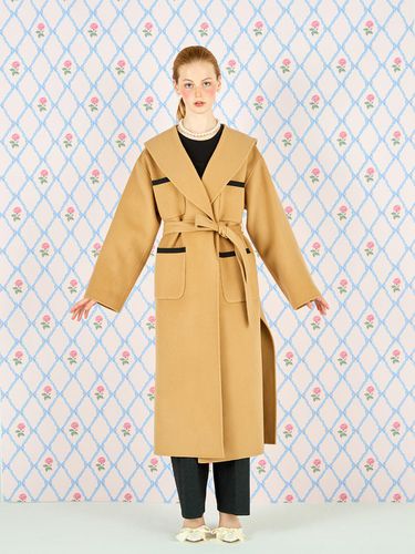 SAILOR COLLAR HANDMADE COAT - CAMEL - JOHNNY HATES JAZZ - Modalova