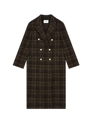 CHECK TAILERED LONG COAT - BROWN - JOHNNY HATES JAZZ - Modalova