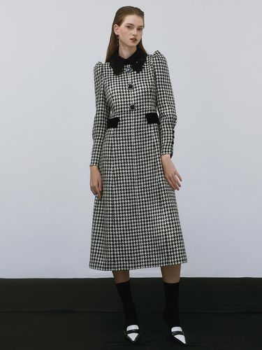 Amelia / Plaid Pattern Dress - S BLANC - Modalova