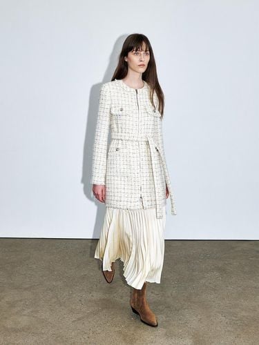 Tweed Zip-up Dress and Jacket - KUME - Modalova