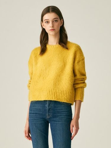 SOFT BRUSH KNITWEAR_YELLOW - LADYVOLUME - Modalova