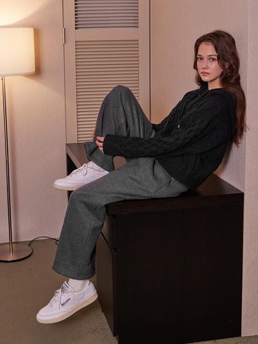 Cozy Fleece Banding Sweat Pants - BELLOL - Modalova