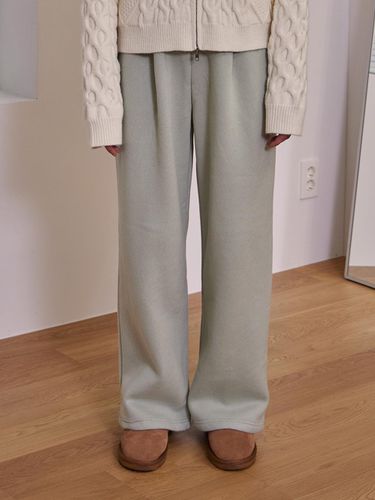 Cozy Fleece Banding Sweat Pants - BELLOL - Modalova