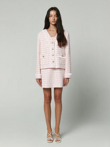 LINE TRIM TWEED JACKET - PINK - JOHNNY HATES JAZZ - Modalova