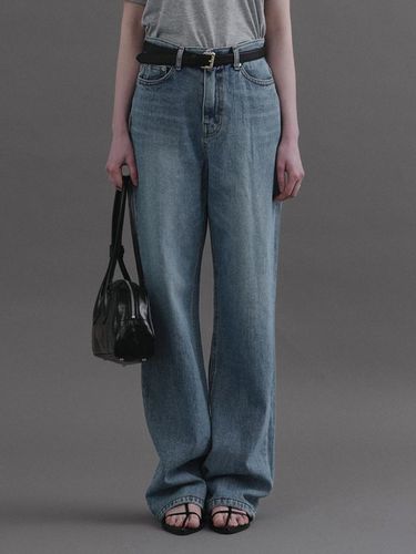 Aube Ue] Mu Straight Denim Pants - AUBE UE - Modalova