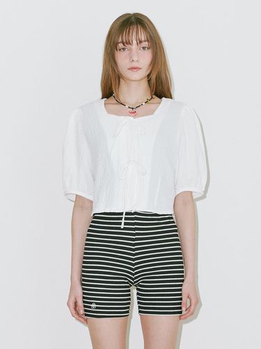 Embo ribbon crop Blouse - BELLOL - Modalova