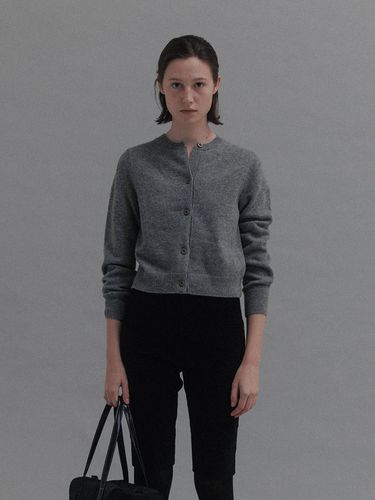 Tome Round Cardigan (Gray) - NOTHING WRITTEN - Modalova