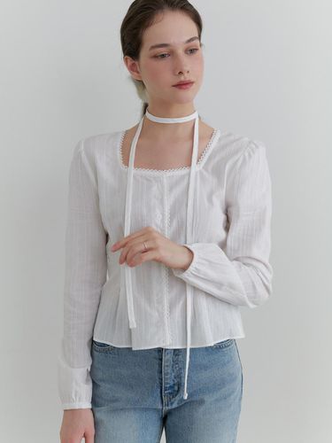 Dittany lace blouse (white) - RE_L - Modalova