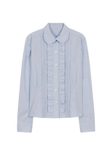 Frill Slim Lined Shirt - MARGESHERWOOD - Modalova