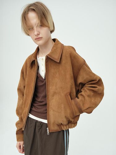 Suede Brushed Blouson Jacket - MARGESHERWOOD - Modalova