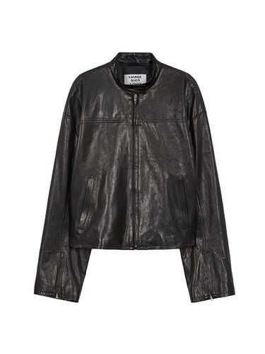 Leather Biker Jacket - Black - MARGESHERWOOD - Modalova