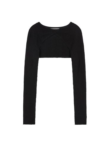 Bolero Knit Cardigan - Black - MARGESHERWOOD - Modalova