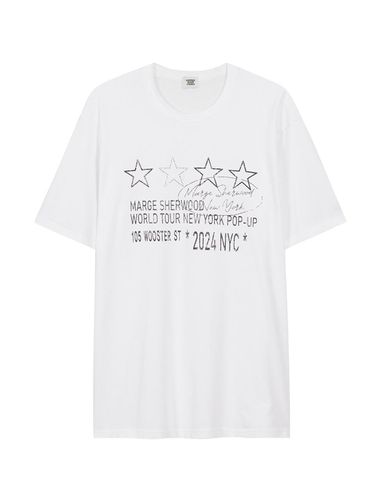 New York Star T-shirt - White - MARGESHERWOOD - Modalova