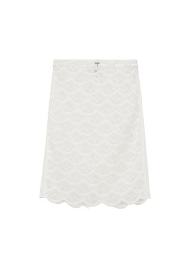 Layered Fringe Skirt - Off White - MARGESHERWOOD - Modalova