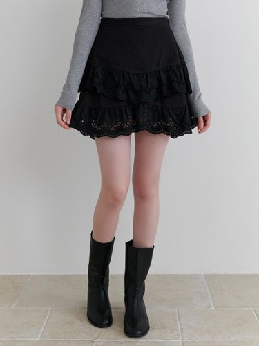 Mini skirt (black) - RE_L - Modalova