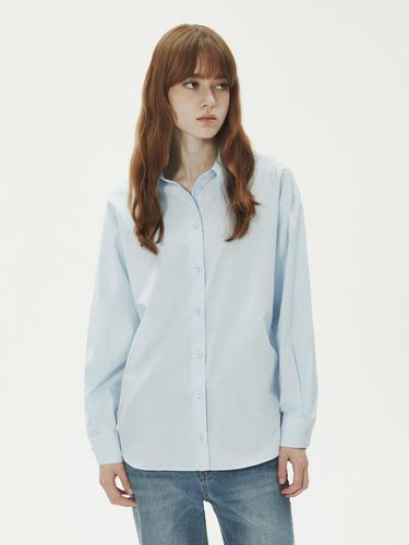 STANDARD LINE BASIC SHIRT_SKY BLUE - LADYVOLUME - Modalova