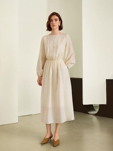 YY_Elegant waist shirring dress - yyiam - Modalova