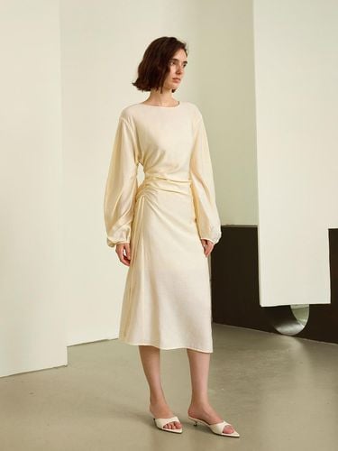 YY_Gentle waist shirred dress - yyiam - Modalova