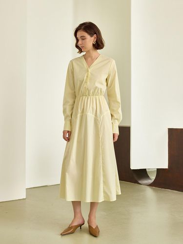 YY_A-line gentle shirt dress - yyiam - Modalova