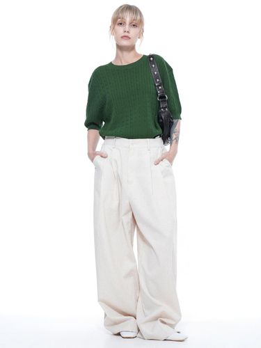 Linen Two-tuck Wide Pants - Chance’s noi for Women - Modalova