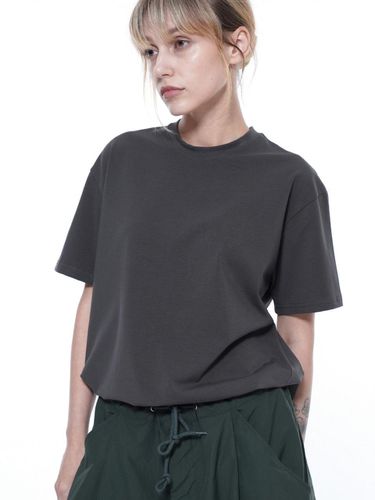 Tension Span Half Tee - Charcoal - Chance’s noi for Women - Modalova